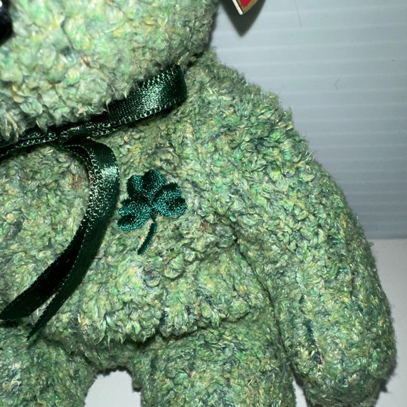 Ty Beanie Baby Shamrock Green Collectible Plush Toy 2000 Vintage - Picture 4 of 16